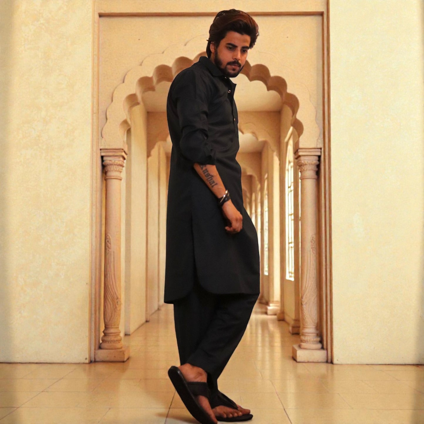Traditional Pathani Suit Outfit